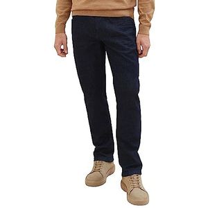 TOM TAILOR 1036997 Marvin Straight Jeans voor heren, 10115 - Clean Rinsed Blue Denim