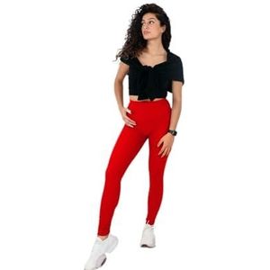 Bonamaison Trtight100186 Yogabroek, rood, 40/dun, dames, rood, 40 slim, Rood