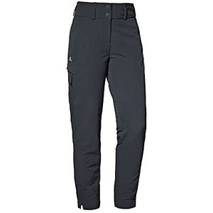 Schöffel Sulzberg outdoor sportbroek voor dames, waterdichte sportbroek met 4-weg stretch sportbroek voor dames, Sulzberg L, zwart.