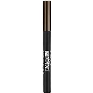 Maybelline Tattoo Brow Micro Eyebrow Microblading Wenkbrauwpen Tint, Diepbruin, Verpakking kan variëren