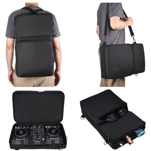 Rugzak voor DJ Pioneer DDJ 400 DJ/DDJ FLX4/DDJ SB3/Roland DJ 202/Hercules Inpulse 300/Native Instruments Traktor Kontrol S2 Mk3, Outdoor Party Street Performance voor DJ-controllerbehuizing