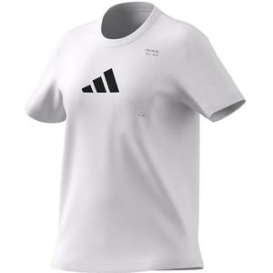 adidas Femme AEROREADY All-Gym Category Graphic Tee, chalk white, M