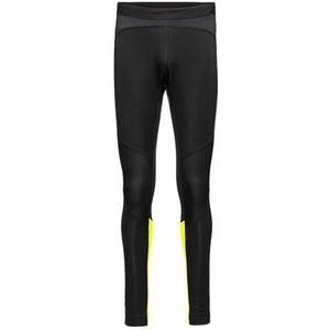 GORE WEAR R5 GORE WINDSTOPPER Leggings, voor heren, zwart/neon-geel, XXL, 100659