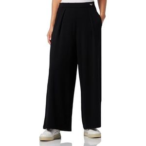 Emporio Armani Emporio Armani Losse damesbroek van viscose fleece, trainingsbroek voor dames (1 stuk), zwart.