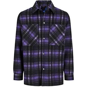 Jack & Jones Jorbane Jacket Blk Noos Herenjas, Diepe lavendel Details: Check