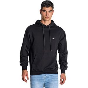 Gianni Kavanagh Black Essential Scorpio Hoodie Hooded Sweatshirt pour Homme, noir, L