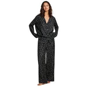 Pepe Jeans Pyjama Star Silky pour femme, Noir (Black), XS