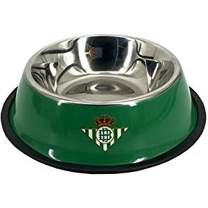 Betis Real Balomfoot voederstation en drinkbak voor honden, maat 22 cm, officieel product, groen (CYP Brands) (CP-CO-01-BT)