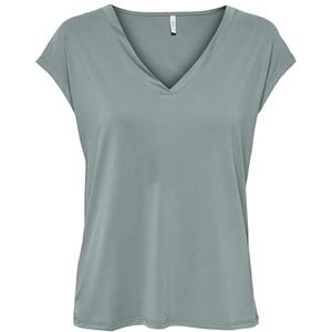 ONLY Onlfree Life S/S Mod.v-hals Top Jrs Noos Onlfree Life S/S Mod.V-hals Top Jrs Noos Dames (1 stuk), Donkerblauw, XS
