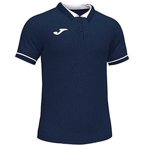 Joma Poloshirt met korte mouwen, Championship VI marineblauw, wit, 101954.332.6XS