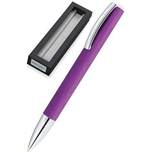 ONLINE Vision Lilac balpen met internat, grote capaciteit vulling M (medium), inktkleur zwart, in hoogwaardige geschenkdoos, kleur: paars