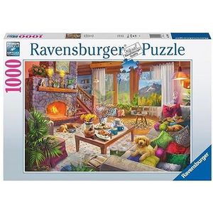 Gezellige Hut Puzzel (1000 Stukjes, Stad, 14+ jaar)