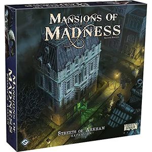 Fantasy Flight Games | Mansions of Madness: Streets of Arkham 2e Exp Edition | Bordspel | vanaf 14 jaar | 1-5 spelers | 120-180 minuten speeltijd