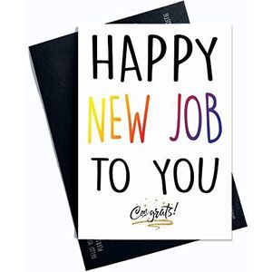 Nieuwe baan Card, collega, kaarten Geluk Congrats Nieuwe baan collega laat Afscheid achter Job, Grappige vriend kaart Nieuwe baan kaart Congrats Pc71
