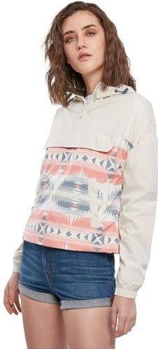 Urban Classics Windbreaker damesjas, crèmewit/ummerinka
