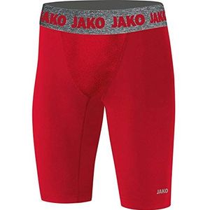 JAKO - Korte Panty'S Compressie 2.0, Uniseks-Volwassene, Sportrood, XL