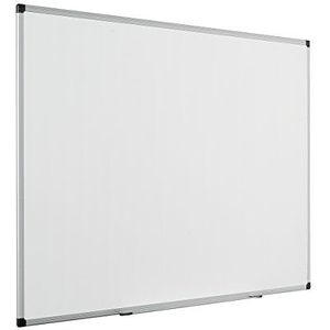 Bi-Office Maya whiteboard, geëmailleerd, met aluminium frame, 120 x 90 cm, wit