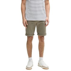 TOM TAILOR Bermuda pour homme, 32097 - Vert olive fumé, 32