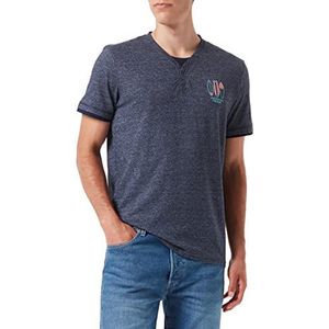 TOM TAILOR t-shirt mannen, 29998, lichtgrijs gemêleerd
