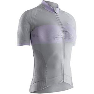 X-BIONIC Invent 4.0 Bike Race Zip dameshemd, Dolomite Grey/Magnolia Purple