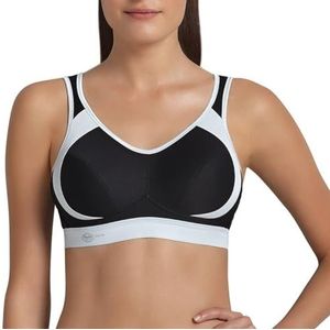 Anita Active Women's Extreme Control Black Non-Wired Sports Bra, Zwart