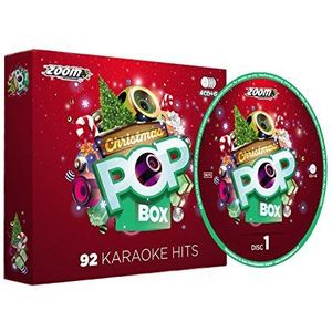 Zoom Karaoke Christmas Pop Party Pack-4 CD+G Box Set-92 Songs [Import]