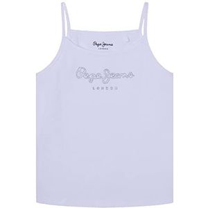 Pepe Jeans Anastasia T-shirt voor meisjes, Wit.