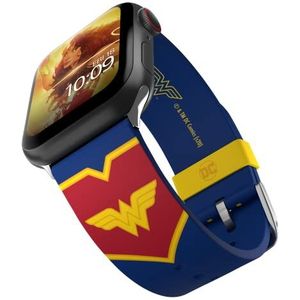 DC Comics Wonder Woman Tactical Edition - Officieel gelicentieerde siliconen armband, compatibel met Apple Watch