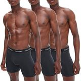Calvin Klein Boxershorts Ajust (3 stuks) voor heren, zwart (Black Wb Xwb), M