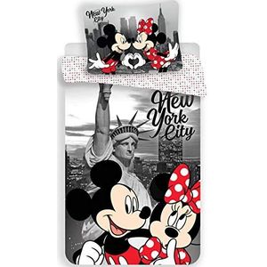 Minnie en Mickey New York - Beddengoed voor kinderen - dekbedovertrek