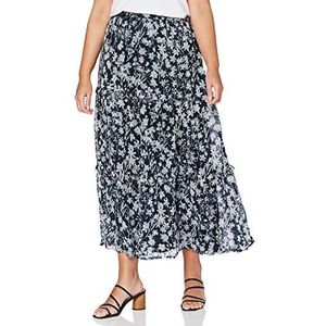 Superdry margaux maxi rok damesrok, meerkleurig (Navy Floral ThV)