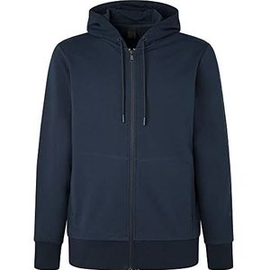 Hackett London Essentiel sweatshirt met capuchon FZ heren, marineblauw, XS, Navy Blauw