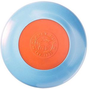 Planet Dog Orbee-Tuff Zoom Flyer Apportier-frisbee, blauw/oranje