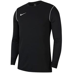 Nike Dry Park 20 Crew Uniseks shirt met lange mouwen, Zwart/Wit, M