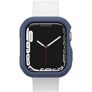 OtterBox All Day Bumper voor Apple Watch Series 9/8/7-45 mm, schokbestendig, valbescherming, elegante beschermhoes, beschermt het scherm en de randen, donkerblauw