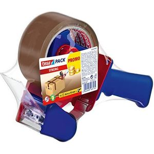 Tesa 1 rol geluidsarme tape - bruin - 66 m x 50 mm