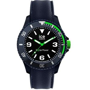 Ice-Watch - ICE Sixty Nine SOLAR Black - Zwart herenhorloge met siliconen band - 019544, Blauw, Armband