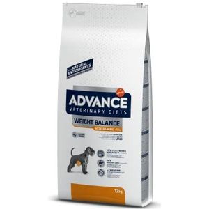 ADVANCE Veterinary Diets Weight Balance Medium-Maxi droogvoer voor honden, overgewicht, 12 kg