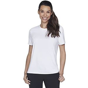 Skechers Go Dri Swift Tee T-shirt voor dames, Wit.