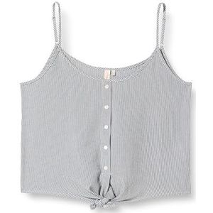 ONLY Onllecey Sl Knot Singlet Noos Wvn Damesblouse, Wit.