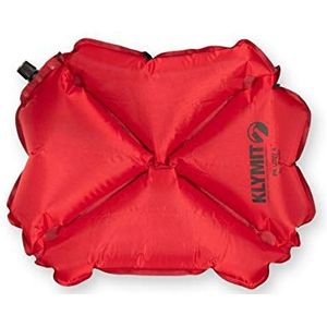 Klymit Pillow X Opblaasbaar camping- en reiskussen, rood/grijs