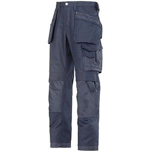 Snickers Canvas+ werkbroek met holsterzak, Navy Blauw