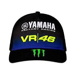 VALENTINO ROSSI Yamaha Dual - Black Polo heren