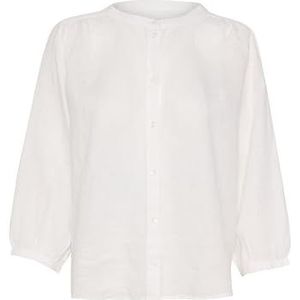 Part Two Persillespw dames regular fit shirt met 3/4 mouwen, Helder Wit
