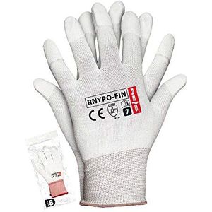 Reis RNYPO-FIN9 beschermende handschoenen maat 9, wit, 12 stuks