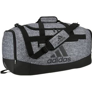 adidas Defender 4 - middelgrote sporttas, Onix grijs/zwart jersey, één maat