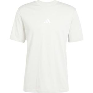 adidas Sportswear T-shirt - Wonder Aluminium / White - Regular Pasvorm