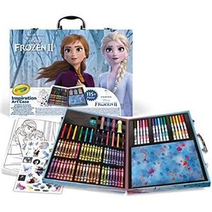 Crayola - Kleurdoos Frozen 2 - Assortiment van 115 verschillende delen - Aanbevolen leeftijd: vanaf 5 jaar