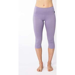 super.natural Lange damesbroek 3/4 lengte met merinowol W Super 3/4 tights, Wisteria