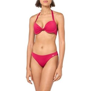 Emporio Armani Push-up bikiniset en slip studs bikini set dames, Cherry rood